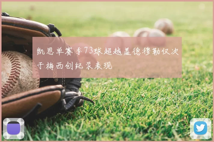 凯恩单赛季73球超越盖德穆勒仅次于梅西创纪录表现